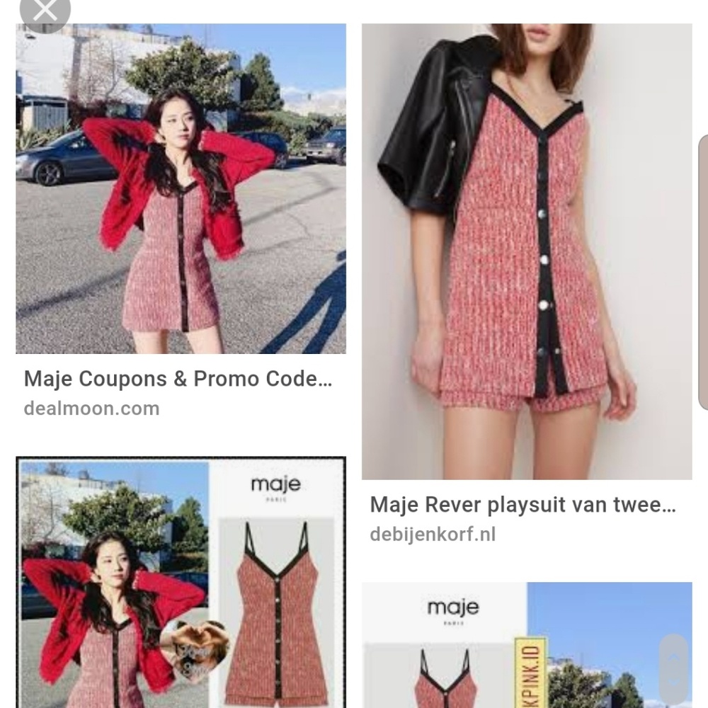 Maje rever playsuit